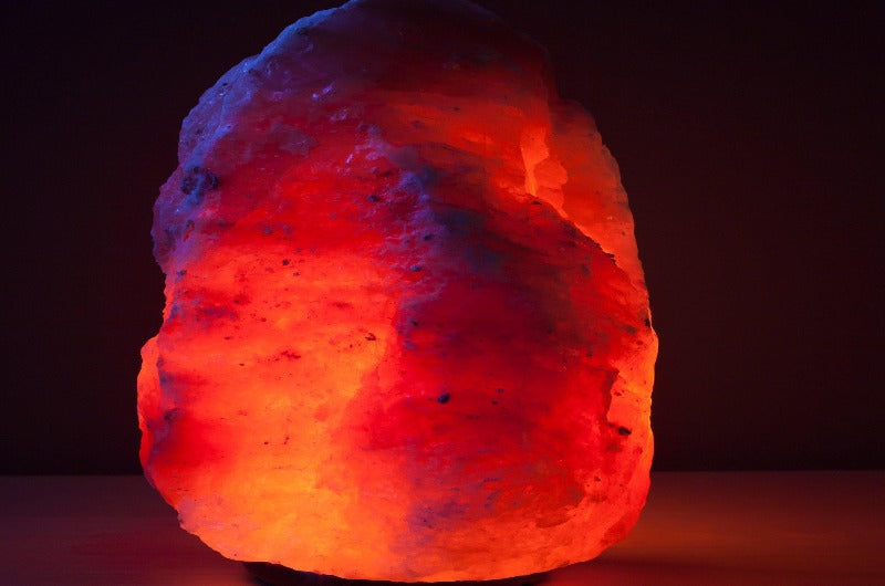 Floor standing himalayan online salt lamp