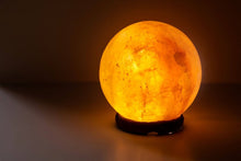 Load image into Gallery viewer, Sphere salt lamp
