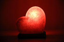 Load image into Gallery viewer, Heart salt lamp
