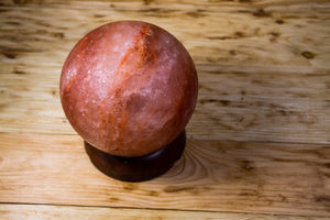 Ball shape salt lamp