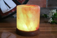 Load image into Gallery viewer, Cylinder Himalayan salt lamp
