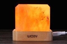 Load image into Gallery viewer, Cube salt lamp
