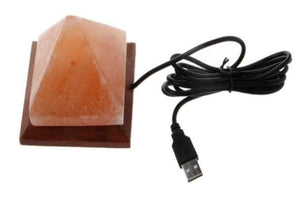 Himalayan Salt Lamp Usb Pyramid