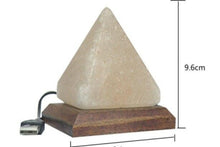 Load image into Gallery viewer, White Pyramid salt lamp usb
