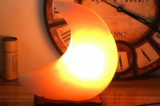 Moon Himalayan salt lamp