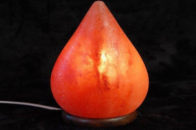 Teardrop salt lamp