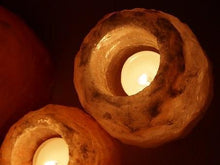 Load image into Gallery viewer, Himalayan salt 2 pack candle holder - Himalayan salt lamps
