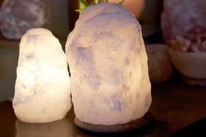 White Himalayan Salt Lamp